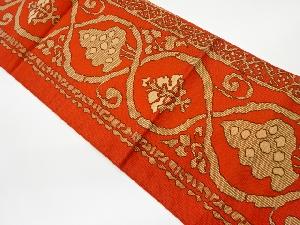 本場筑前博多抽象唐草模様織出し名古屋帯